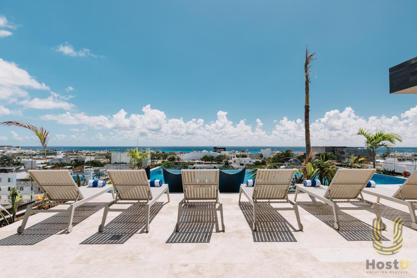 Апартаменты Luxury Dep Whit Pool Плая-дель-Кармен Экстерьер фото